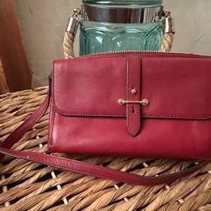 Vince Camuto Deep Red Crossbody